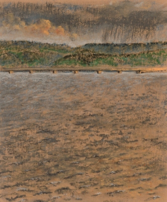 WGewittam Moehnesee,Pastell,24x20,1993