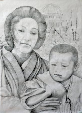 WMutter und Kind aus Hiroshima